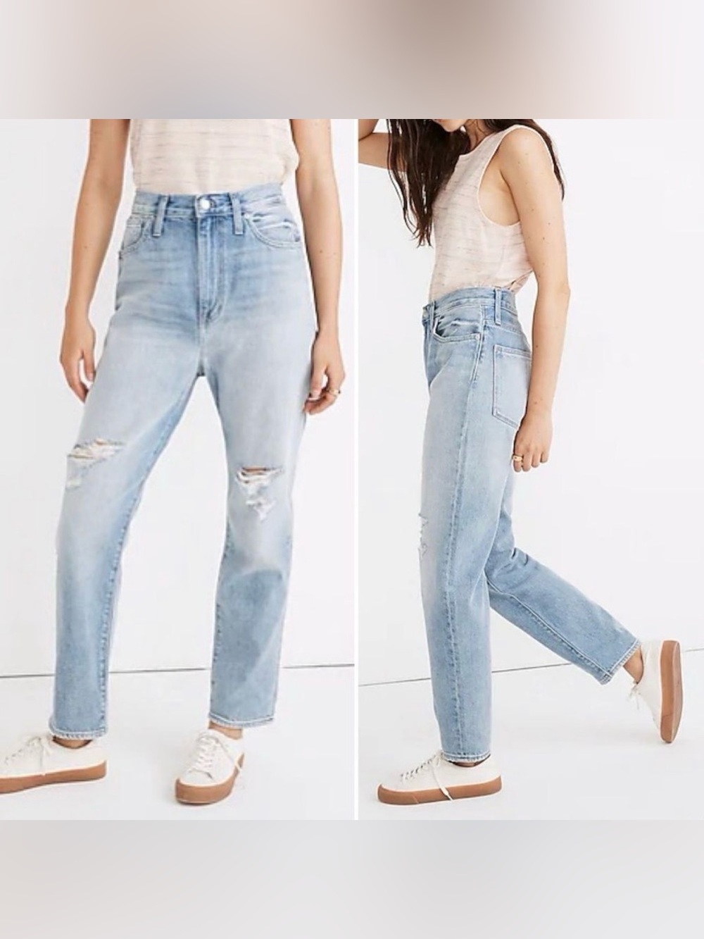 Madewell Light Blue MOM JEANS